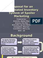 Systems Proposal On Inventory Management