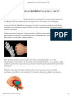 Inteligencia Emocional - Control de Emociones - PNL