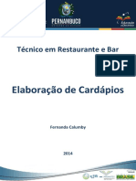 Elaboração de Cardápios