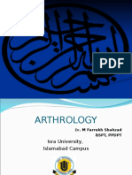 Arthrology by Dr. Farrukh