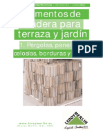 Elementos de Madera para Terraza y Jardín 1