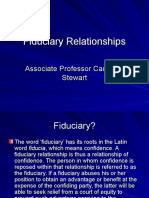 Fiduciary Relationships