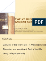 Twelve Oils of Ancient Scripture Slide Set April 3 2014