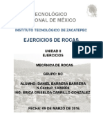 Ejercicios de Rocas