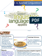 What Is Applied Linguistics?