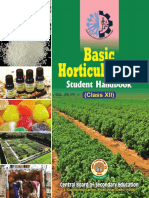 Basic Horticulture-II Student Handbook Class-XII