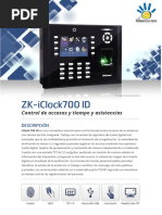 ZK Iclock700 Id PDF