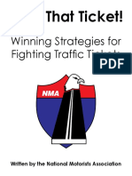 Motorists Guide To Fighting Traffic Tickets