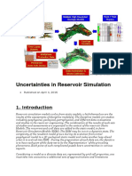 Uncertainties in Reservoir Simulation