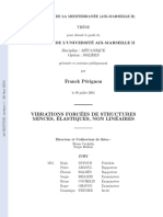 Vibrations Non Linéaires Des Structures (Thèse)