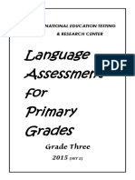 K To 12 Grade 3 Lapg Dry Run - 2 With Edq