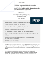 United States v. Willis Walter Holloway, JR., Elwood L. Hogan, James D. Sullivan, 778 F.2d 653, 11th Cir. (1985)