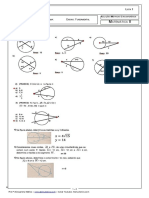Lista 1 Rel - Métricascircunferencia 9º Ano2016alenumeros