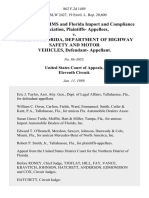 Myra Holladay Sims and Florida Import and Compliance Association, Plaintiffs v. State of Florida, Department of Highway Safety and Motor Vehicles, Defendant, 862 F.2d 1449, 11th Cir. (1989)