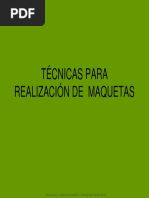 Técnicas para Maquetas