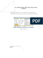 d2 1.2.3.4: Interpreting Ping and Traceroute Output: Objectives