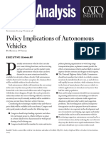 Policy Implications of Autonomous Vehicles