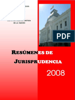 Resumenes de Jurisprudencia 2008