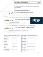 Notação Científica Notacao de Engenharia Exercícios