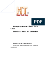 Company Name: Halal Tech Corp Product: Halal Kit Detector