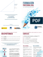 Folleto Informativo FP DUAL en Aragón