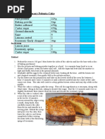 Cake - Lemon Rosemary Polenta