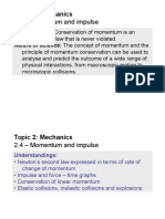 Topic 2.4 - Momentum and Impulse