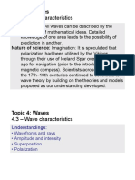 Topic 4.3 - Wave Characteristics