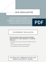 Media Regulation