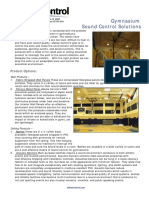 Gymnasium Sound Control Solutions: Product Options