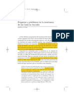 19 Siede - Preguntas y Problemas en La Enseñanza de Las Ciencias Sociales (2010)