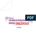 Anais Do Colóquio Interdisciplinar Gênero e Violências