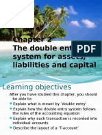 The Double Entry System For Assets, Liabilities and Capital