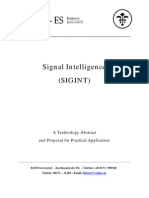 Signal Intelligence (Sigint) : A Technology Abstract and Proposal For Practical Application