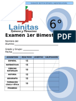 6to Grado - Bimestre 1 (11-12)