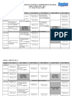 Jadwal Blok 4 KDS II 2011