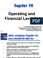 Topic 7 - Financial Leverage - Extra