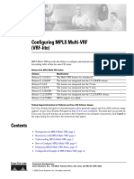 Configuring MPLS Multi-VRF