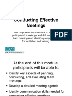 Conducting Effective Meetings Slides