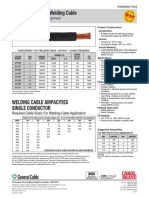 Carolprene 105 CWelding Cable Spec Sheet