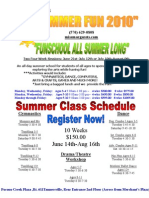 Latest 2010 Summer Flyer