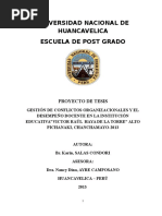 Proyecto de Tesis Conflictos Organizacionales y Desempeño Docente Pichanaki (Karin)