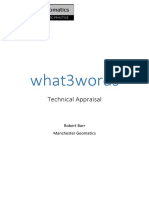 What3words - Technical Appraisal V1.1