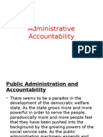 Administrative Accountability