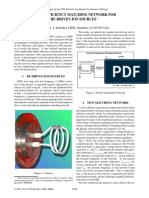 High-Efficiency Matching Network For Rf-Driven Ion Sources