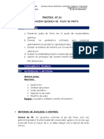 PRACTICA Nº1 Conservacion Quimica de Pulpa de Fruta