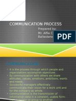 Communication Process Ballesteros