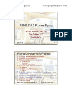 B31.3 Process Piping Course - 11 Designing With Expansion Joints PDF