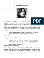 Oscar Wilde Biography