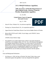 Luis Yordan, 094439 v. Richard L. Dugger, Secretary of Florida Department of Corrections, Robert Butterworth, Attorney General, State of Florida, 909 F.2d 474, 11th Cir. (1990)